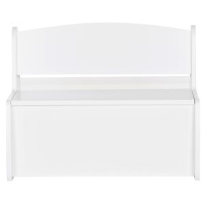 Children's bench with storage compartment Ricki HM18342.03 MDF and plywood in white 63X43X47 cm.