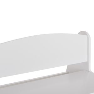 Children's bench with storage compartment Ricki HM18342.03 MDF and plywood in white 63X43X47 cm.