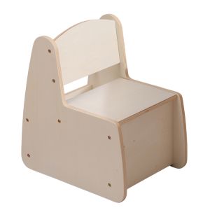 Children's chair with storage space Ricki HM18343.01 plywood/MDF in natural color 33X43X47 cm.