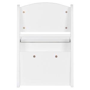Children's chair with storage space Ricki HM18343.03 plywood/MDF in white 33X43X47 cm.
