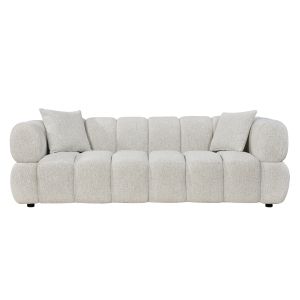 Диван 3-местен Norika HM3331.02 дамас екрю 228х91х72всм.