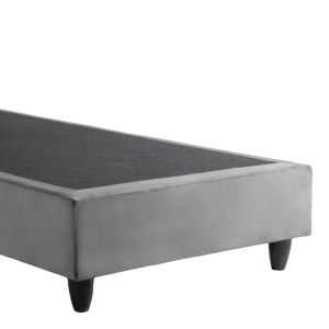 Единично легло Punto антрацит кадифе 90x200см