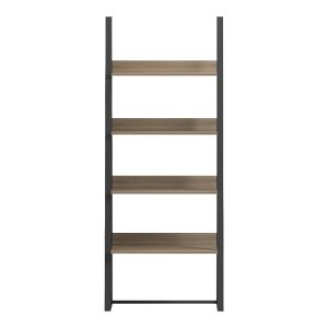 Етажерка за книги Alfa Sonoma - черен метал 75x36x185 см