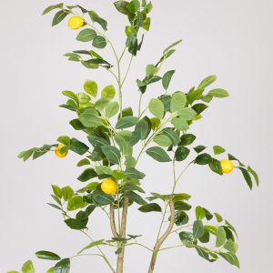 Artificial lemon tree with plastic pot fabric-plastic-iron 120 cm