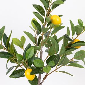 Artificial lemon tree with plastic pot fabric-plastic-iron 60 cm