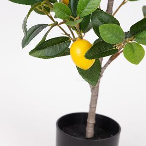 Artificial lemon tree with plastic pot fabric-plastic-iron 60 cm