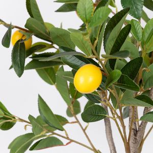Artificial lemon tree with plastic pot fabric-plastic-iron 90 cm