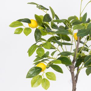 Artificial lemon tree with plastic pot fabric-plastic-iron 90 cm
