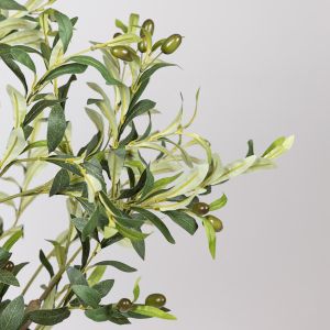 Artificial olive tree with plastic pot fabric-plastic-iron 120 cm
