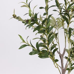 Artificial olive tree with plastic pot fabric-plastic-iron 65 cm