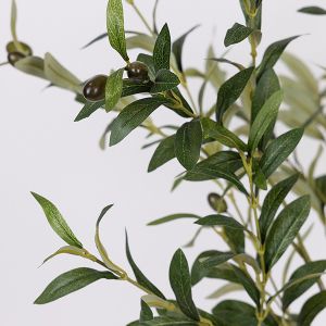 Artificial olive tree with plastic pot fabric-plastic-iron 65 cm