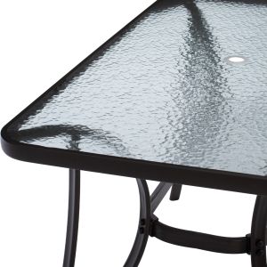5-piece garden dining set Bravo HM10900.12 -- table and 4 chairs 120X70 cm. - brown