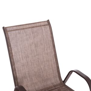 5-piece garden dining set Leofer HM21009 dining table and 4 chairs - brown