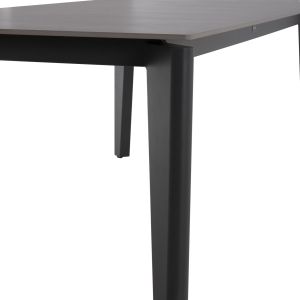 Outdoor dining set 6 seats Cerrig SM10851.01 aluminum - sintered stone - olefin in gray