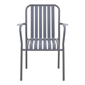 Heven Vista table and chairs set 3 pieces anthracite aluminum 80x80x72cm