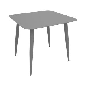 Heven Vista table and chairs set 3 pieces anthracite aluminum 80x80x72cm