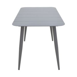 Heven Vista table and chair set, 7 pieces, anthracite, aluminum, 150x80x72 cm