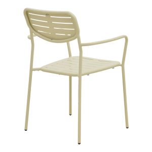 Moraja Deraby 3-piece set, cream metal, 70x70x73cm