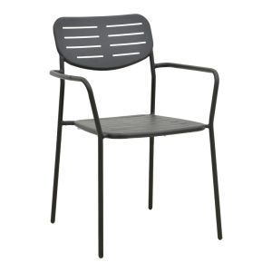 Moraja Deraby 3-piece set, black metal, 70x70x73cm