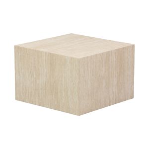 Set of 2 table supports Coffina MDF with travertine look
