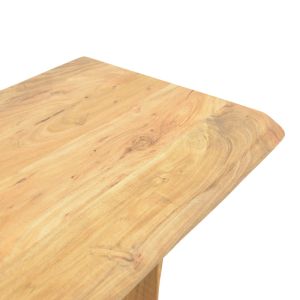 Mende console, solid acacia wood in natural shade, 110x50x76cm