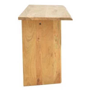 Mende console, solid acacia wood in natural shade, 110x50x76cm