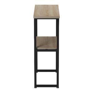 Solain Sonoma console - black metal 79x29x85cm