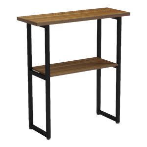 Console Solain walnut-black metal 79x29x85cm
