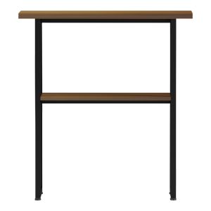Console Solain walnut-black metal 79x29x85cm