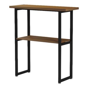 Console Solain walnut-black metal 79x29x85cm