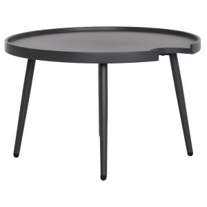 Round coffee table Teroc HM6434.01 aluminum in gray Φ70X44HCM