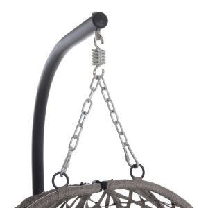CRAB-NEST NESTA HM6468.01 GREY METAL (STEEL) &amp;amp; PEARL 100X100X190CM.