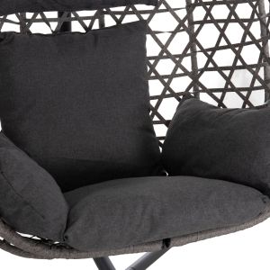CRAB-NEST NESTA HM6468.01 GREY METAL (STEEL) &amp;amp; PEARL 100X100X190CM.