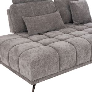 Ляв ъглов 5-местен диван Myron SM3318.01L сив платеж 290X110-225X110H