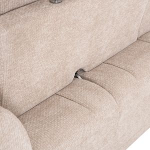 Ляв ъглов 5-местен диван Myron SM3318.02L екру платов 290X110-225X110H