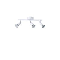 Metal movable spotlight 3 lights 2XGU10 Max 7W 300X80X125MM white Arte Illumina Vorras