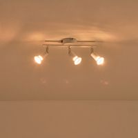 Metal movable spotlight 3 lights 2XGU10 Max 7W 300X80X125MM white Arte Illumina Vorras