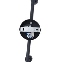 Metal movable spotlight 3 lights 3XGU10 Max 7W 300X80X125 mm black Arte Illumina Vorras