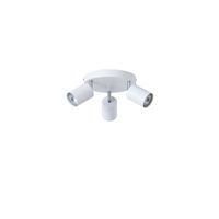 Metal spotlight 3XGU10 Max 7W Ø180X135MM white Arte Illumina Olymp
