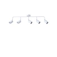 Metal spotlight 5 lamps 5XGU10 Max 7W 800X230 mm white Arte Illumina Olymp