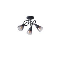 Метална стъклена лампа 3XE14 Max 8W 380X185 мм прозрачен Arte Illumina Classy