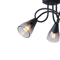 Метална стъклена лампа 3XE14 Max 8W 380X185 мм прозрачен Arte Illumina Classy