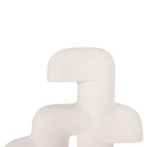 Decorative table lamp Elbar HM4698.02 fiber cement in WHITE--[E14]--44X12X50HCM.