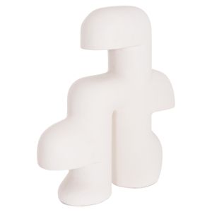 Decorative table lamp Elbar HM4698.02 fiber cement in WHITE--[E14]--44X12X50HCM.