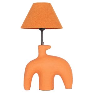 Table lamp Bofel HM4697 terracotta in orange -- teddy bear hat 30X8X52ВСМ.