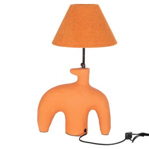 Table lamp Bofel HM4697 terracotta in orange -- teddy bear hat 30X8X52ВСМ.