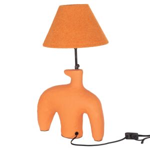 Table lamp Bofel HM4697 terracotta in orange -- teddy bear hat 30X8X52ВСМ.