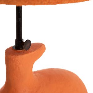 Table lamp Bofel HM4697 terracotta in orange -- teddy bear hat 30X8X52ВСМ.