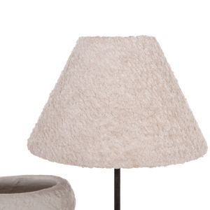 Table lamp Bofel HM4699.03 terracotta in light gray -- plated teddy cap 33X14X54ВСМ.