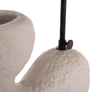 Table lamp Bofel HM4699.03 terracotta in light gray -- plated teddy cap 33X14X54ВСМ.